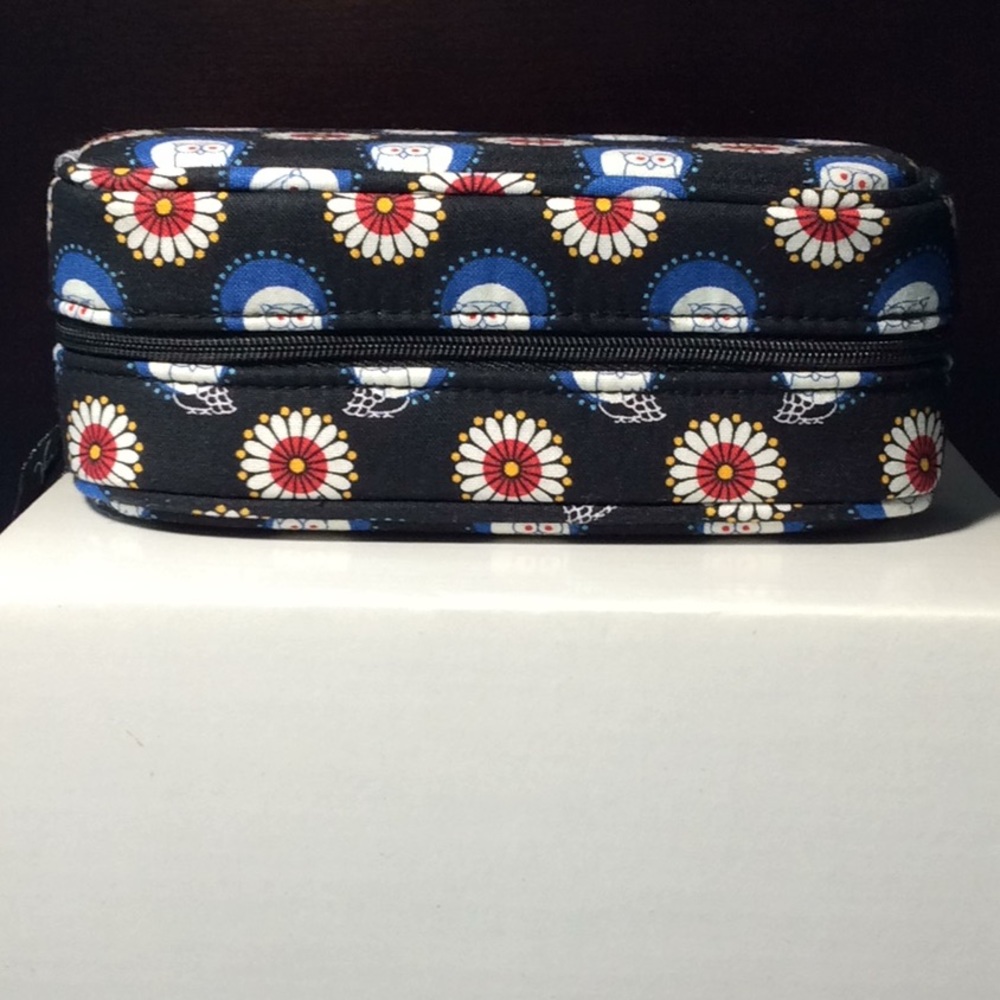 Vera Bradley zip sunglasses case in Night Owl